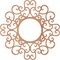 Ekena Millwork Reims Wood Fretwork Pierced Ceiling Medallion, Cherry, 34"OD x 13"ID x 3/8"T CMWP34X34X0375RECH - alternate 5